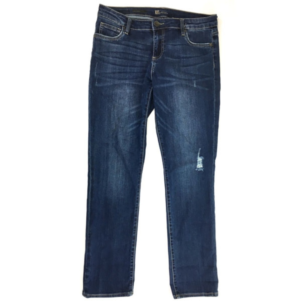 Kut from the Kloth boyfriend jeans distressed C517